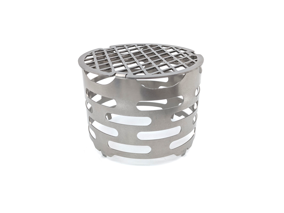 Feuerplatten Krone & Grill-Einsatz Set
